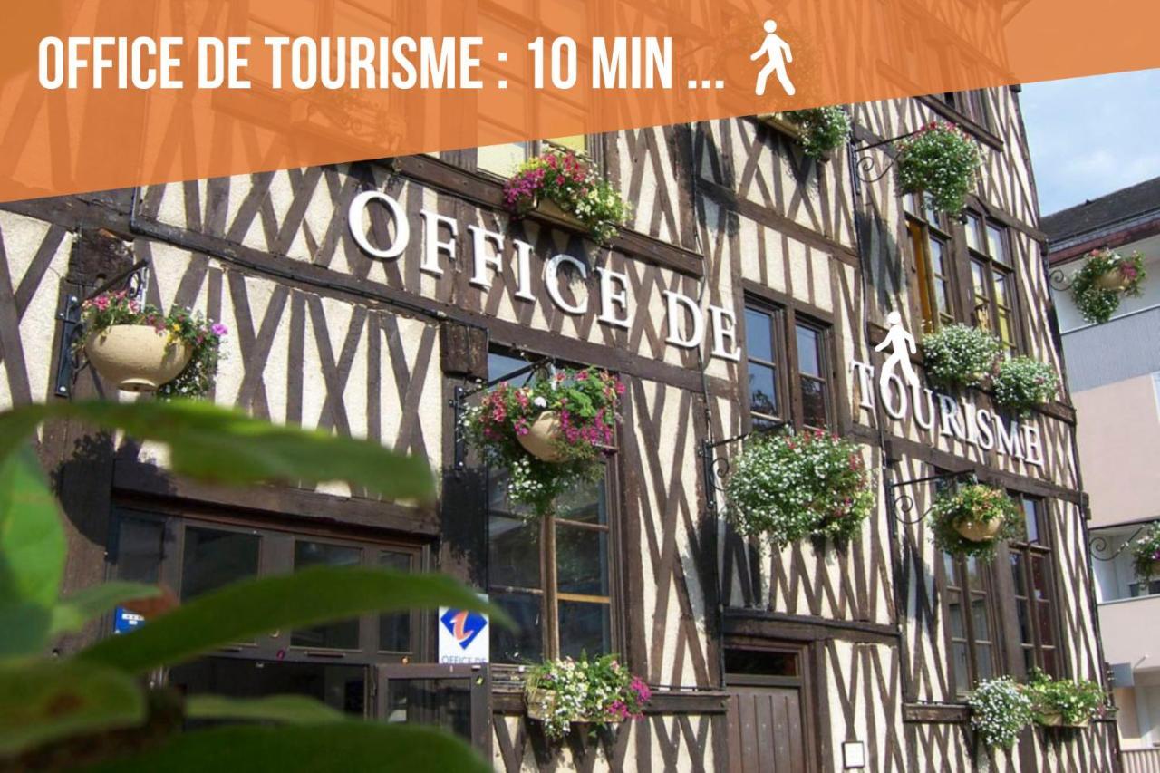 Promenade D'Automne - Netflix & Wifi - Climatisation- Parking Gratuit - Check-In 24H24 - Emplacement Velos - Goodmarning شالو أو شُمْبانيِ المظهر الخارجي الصورة