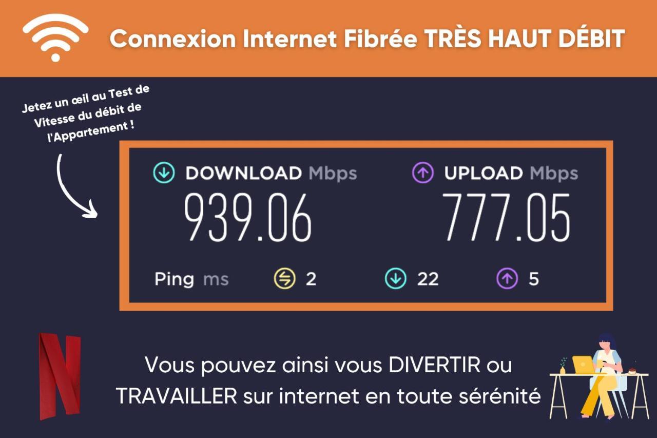 Promenade D'Automne - Netflix & Wifi - Climatisation- Parking Gratuit - Check-In 24H24 - Emplacement Velos - Goodmarning شالو أو شُمْبانيِ المظهر الخارجي الصورة